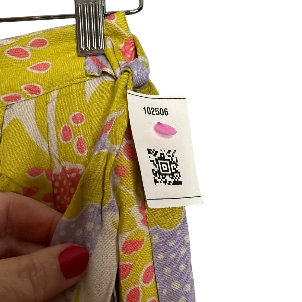 Modcloth Whole 'Lotta Loveliness Tropical Wrap Skirt Size S - Picture 9 of 11